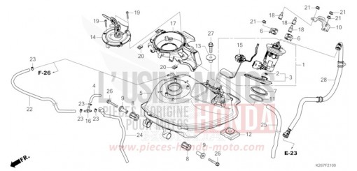 FUEL TANK MSX125AP de 2023